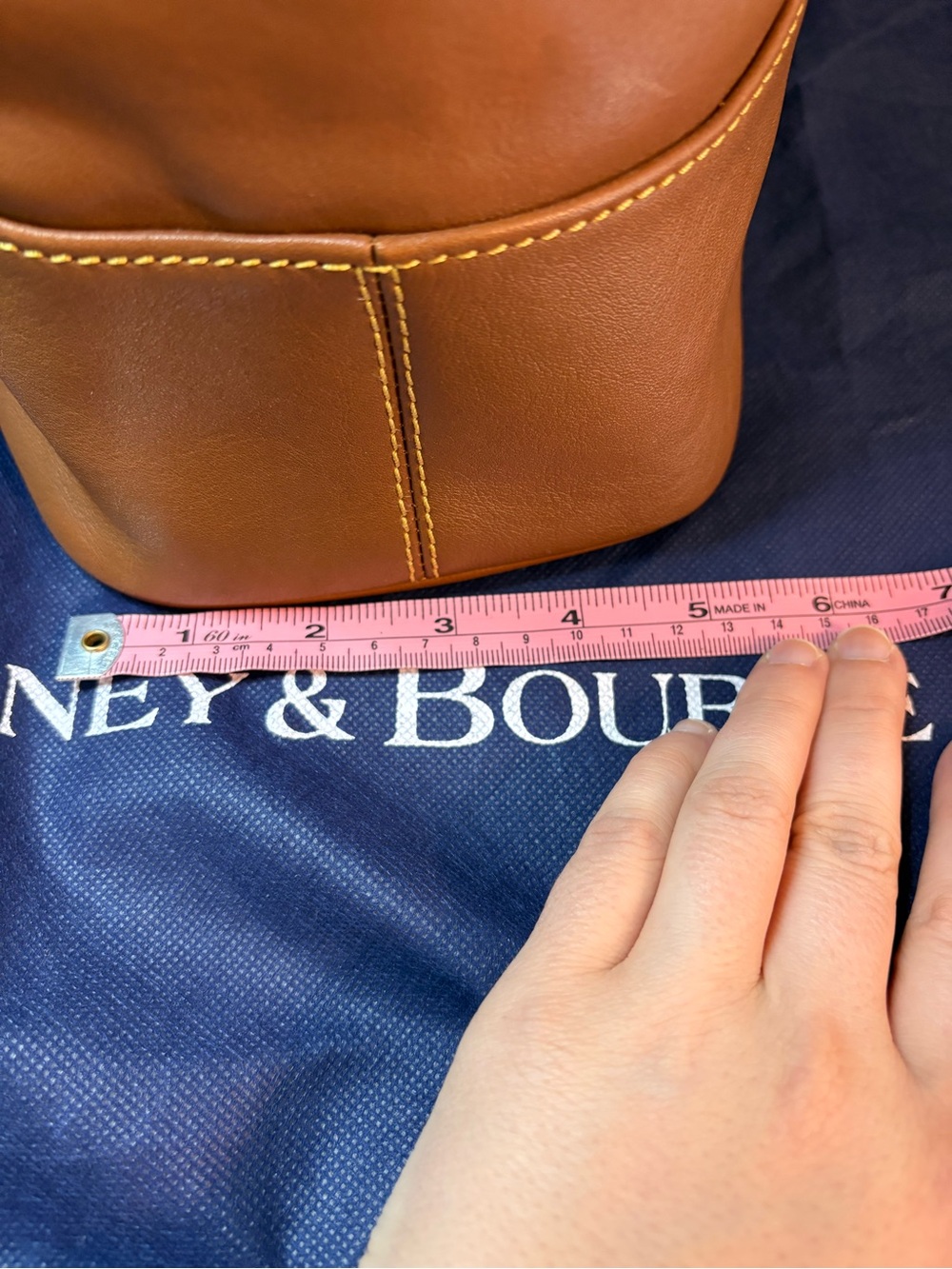Dooney & Bourke Convertible Shopper in British Tan - Picture 10 of 12